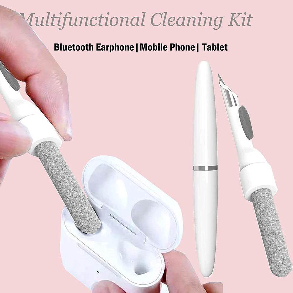 USLION Pena Pembersih Earphone Cleaning Pen for Airpods Pro 1 2 3 - SL3A - White