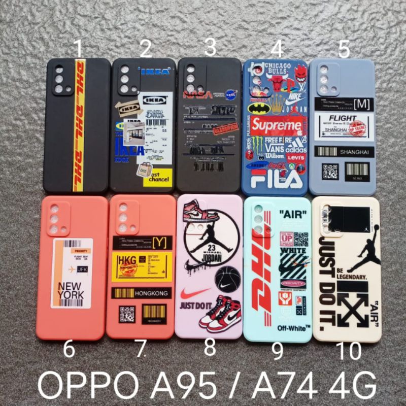 Soft Case Oppo A95 . A74 4G Motif Gambar Cowok Softshell Softcase Silikon Cover