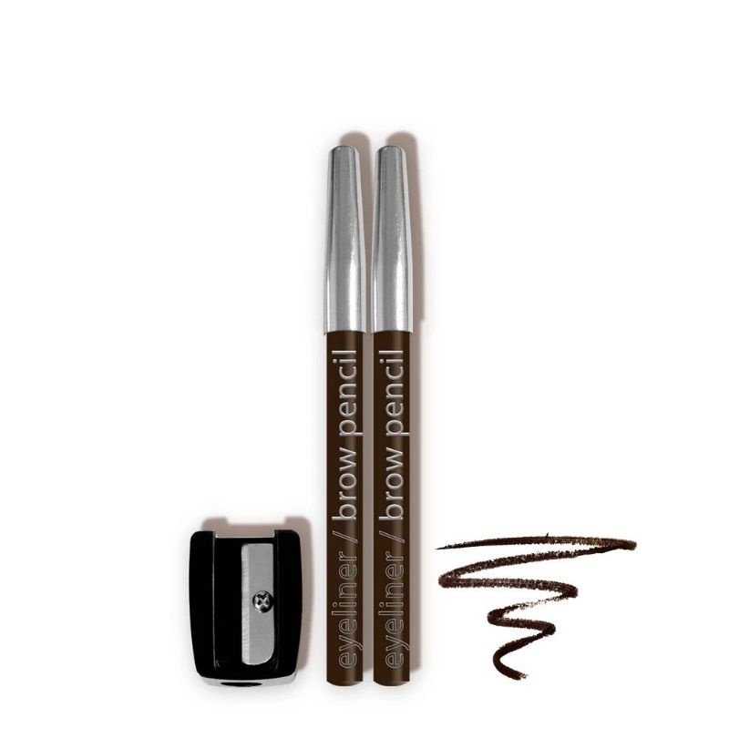 LA COLORS EYELINER / BROW PENCIL (DARK BROWN / BLACK)