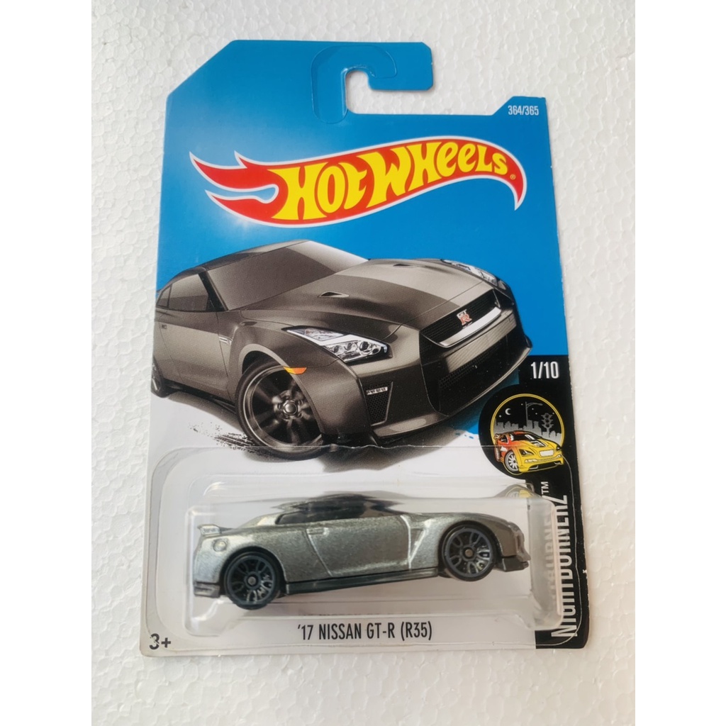 HOT WHEELS HOTWHEELS NISSAN SKYLINE 17 GT-R (R35) ABU HOTWHEELS LANGKA MOBILAN ANAK MURAH LIMITED