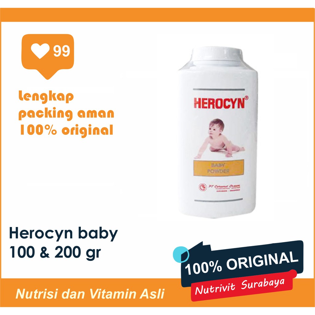 BEDAK HEROCYN BABY 100GR/ 200GR