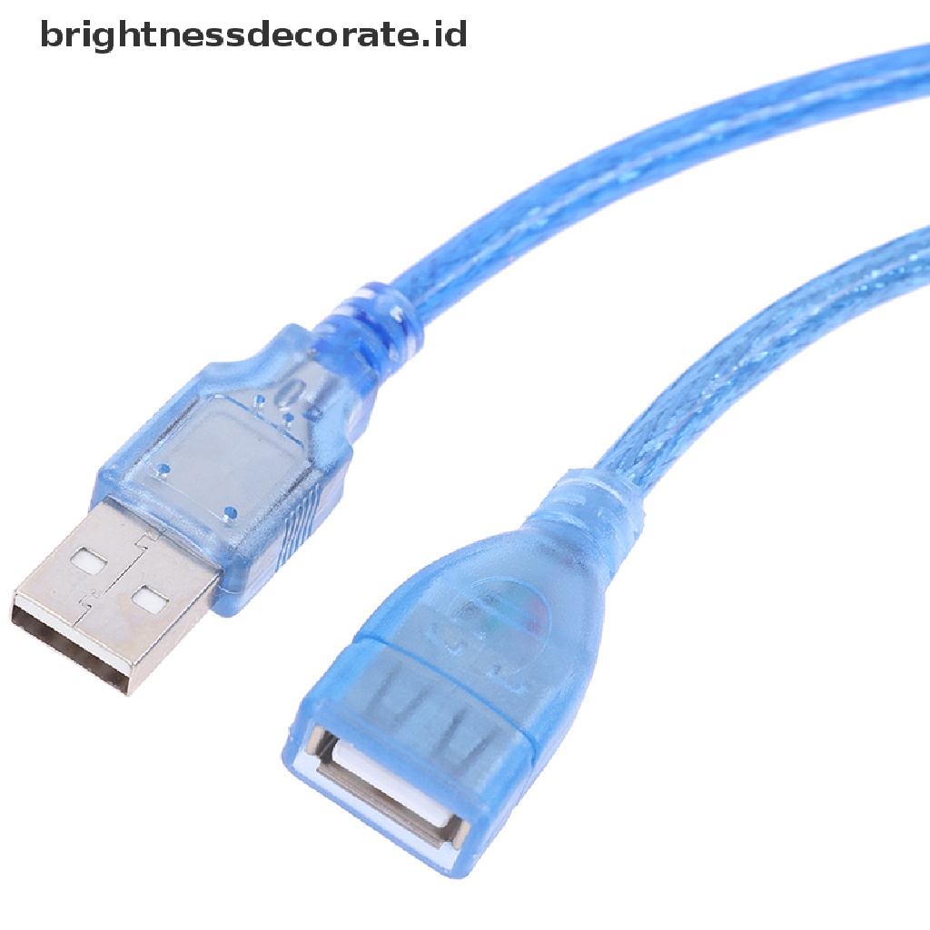 1 Pc Kabel Extension Usb 2.0 Male To Female 0.3 / 0.5 / 1.5 / 2m