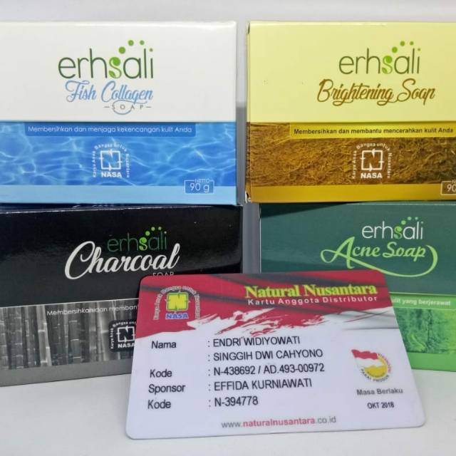 Erhsali NASA sabun perawatan wajah