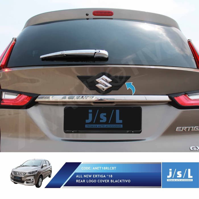 Cover Logo Belakang All New ERTIGA 2018 Blacktivo