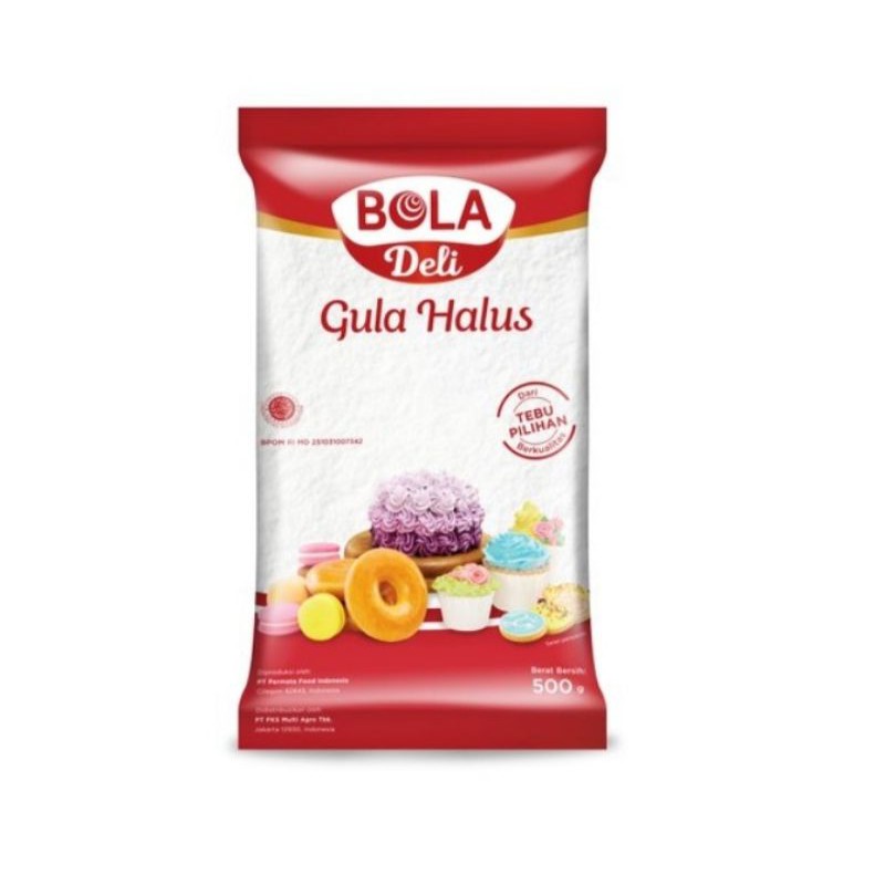 

Gula halus bola deli 500gr