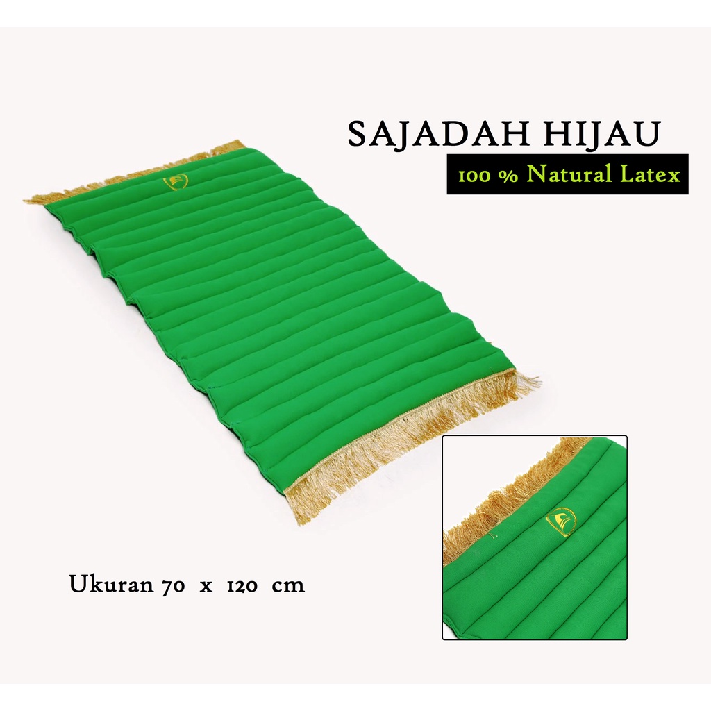 SAJADAH PREMIUM LATEX TEBAL 3,5 cm LEBAR 70 x 120 cm - Sajadah tebal