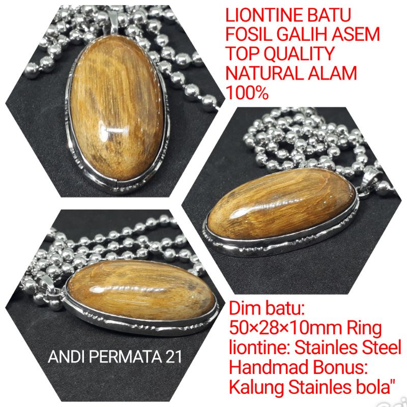 LIONTINE BATU GALIH ASEM TOP QUALITY NATURAL ALAM 100%