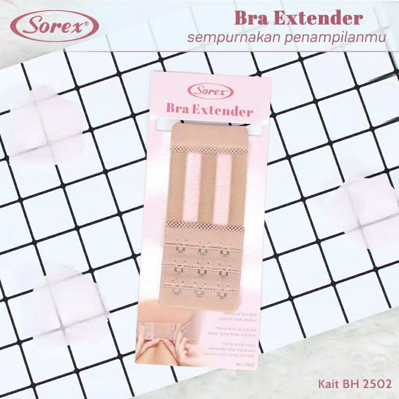 SAMBUNGAN KAIT BH BRA EXTENDER SOREX 2501; 2502; 2503 LEBIH PANJANG