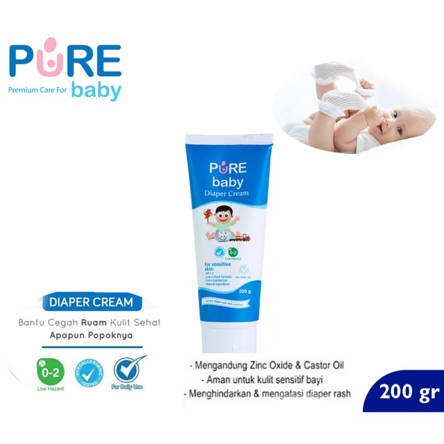 Pure Baby Diaper Cream 200 gr