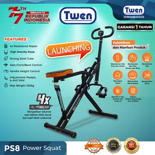 TWEN PS8 Power Squat Rider - Power Squat Sports Equipment - Power Home Squat