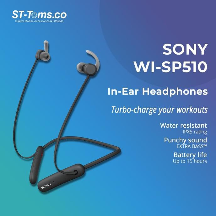 Sony WI SP510 / WI-SP510 / SP 510 Wireless Sport Headphone