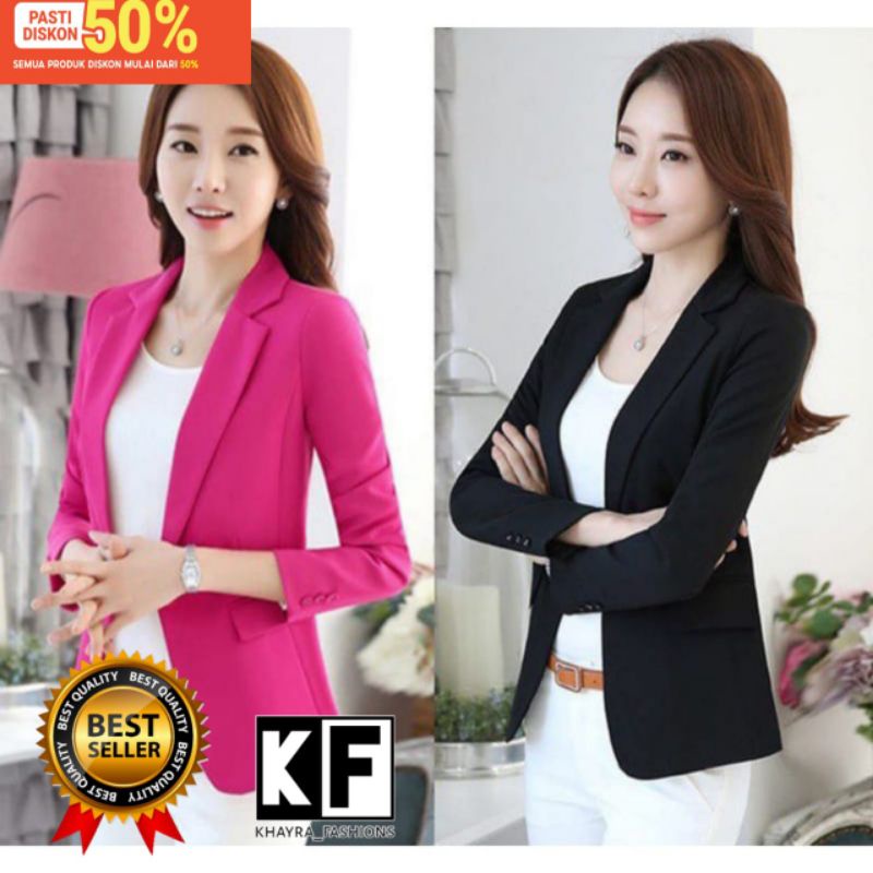 BlazerWanita/JasKorea/JasKantor wanita/Blazer cewe/jas cewe