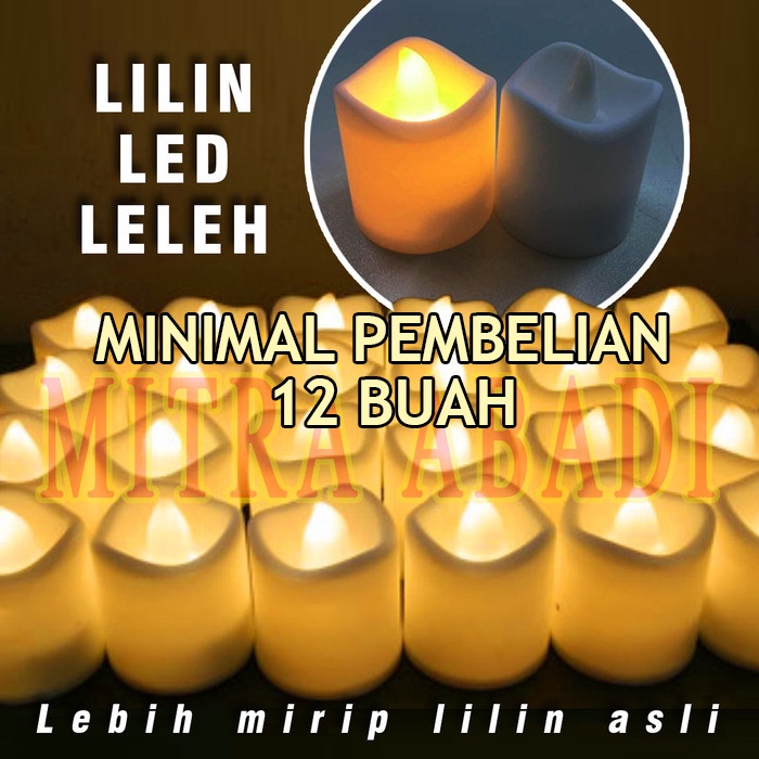 Lilin LED Leleh / LED Lilin Leleh Elektrik / Melted Electric Candle