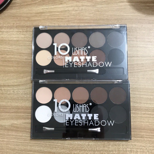 Ushas Eyeshadow Nudes matte 10warna