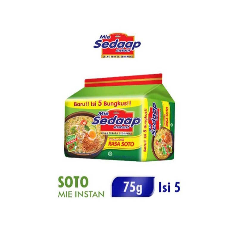 

Sedaap Mie Instant Soto 5 x 75 g