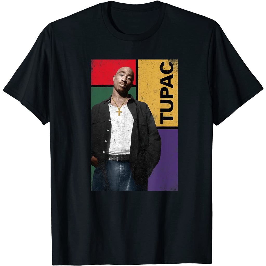 KAOS DEWASA Tupac Vintage Squared T-Shirt