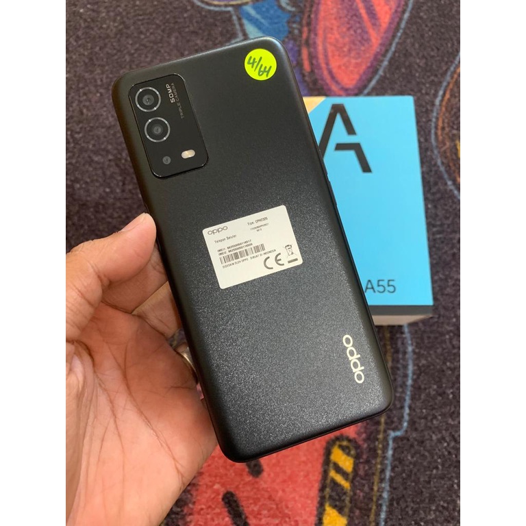 Oppo a55 2022 [ram 4/64gb] lengkap original second