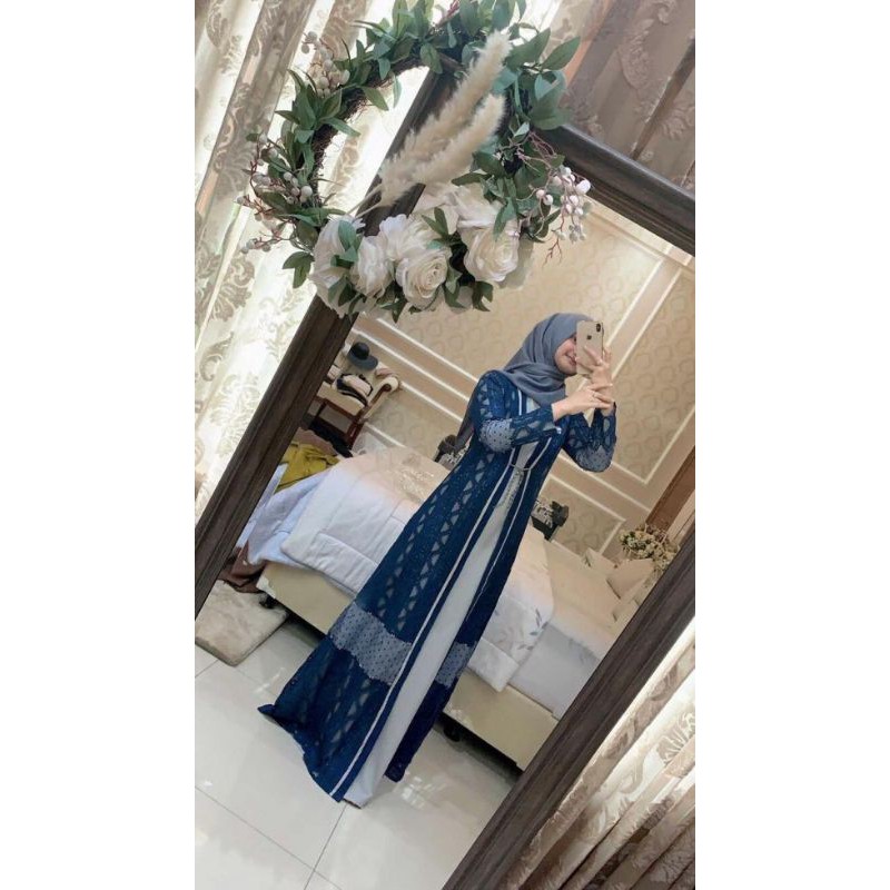 JEHANARAA LUXURY DRESS BY KALEELA NAVY S