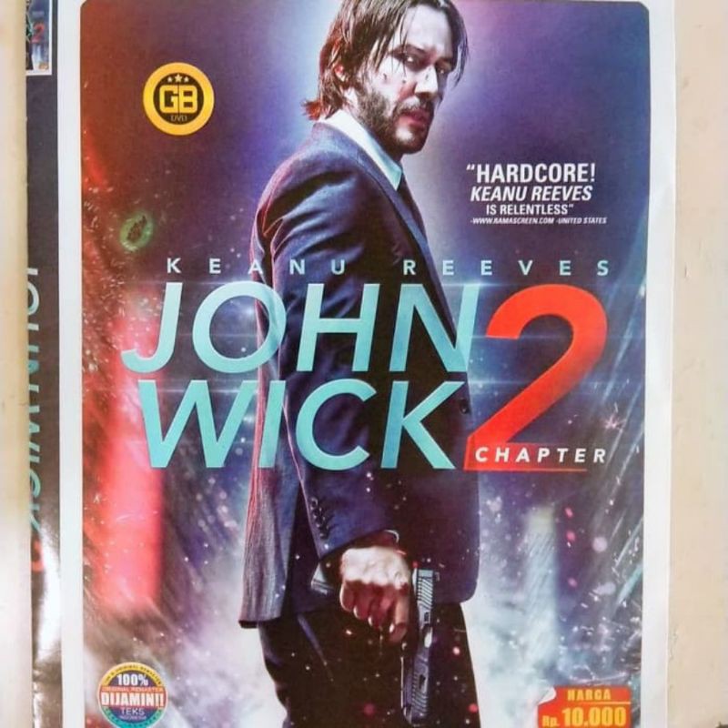 Kaset Film Terlaris John Wick Chapter 2 (HD)