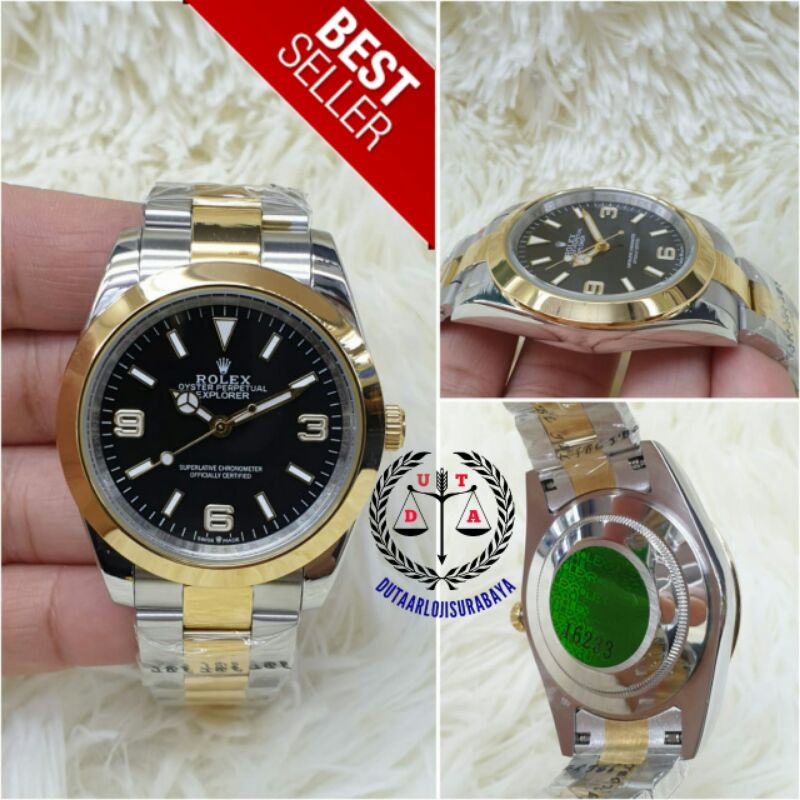 JAM TANGAN PRIA ROLEX EXPLORER AUTOMATIC KUALITAS ORIGINAL