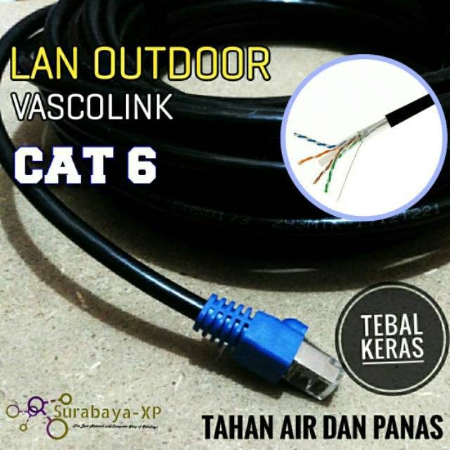 Kabel LAN 50M UTP STP FTP 50Meter 50M 50 Meter 50Meter CAT6 Outdoor