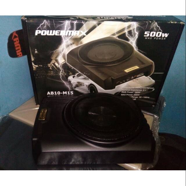 Subwofer aktif bawah jok