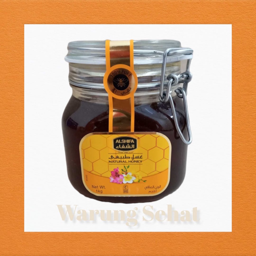 

Madu Alshifa 1KG Impor Arab Saudi Kemasan Toples Kawat 1kg Original Al Shifa Natural Honey