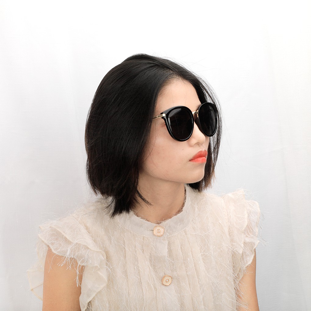 Inone Fashion  Sunglasses for Women Kacamata Hitam Fashion Wanita Frame Model Tren Simple-5