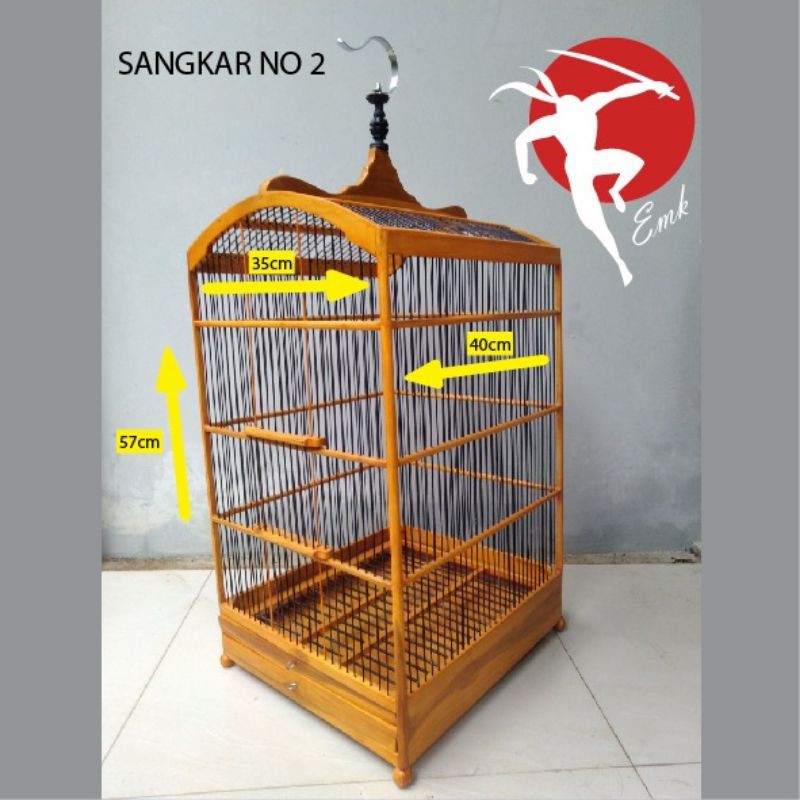 sangkar kandang kotak replika ebod no 2