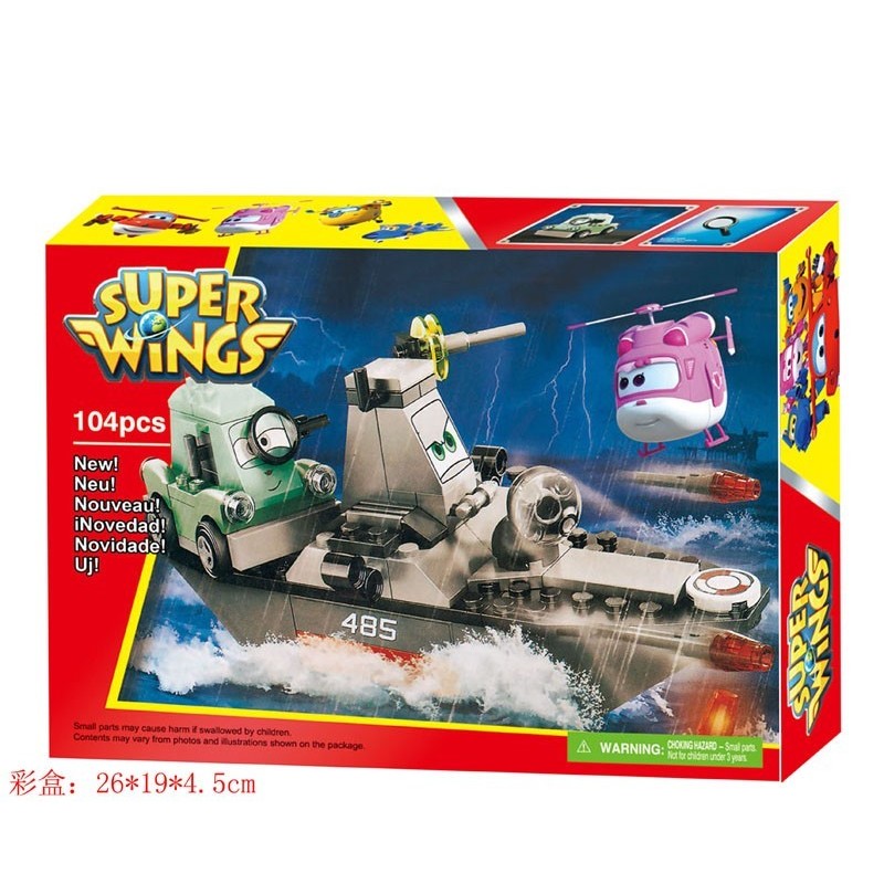 Mainan Block BLOCKS SUPER WINGS 104PC - Y0345