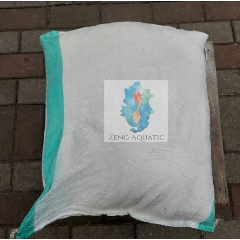Pasir Silika Putih Halus Karung 1kg - Media Filter Aquarium