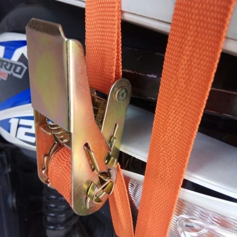 Tali krek Sound Track Bell Rachet tie down 5 meter x 1" (2,5 cm) Tali pengikat barang Tali bok Sound