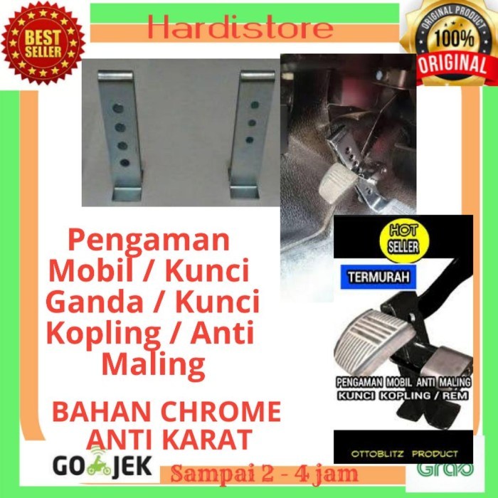 Kunci Kopling /Pengaman Mobil / Anti Maling Dengan Gembok