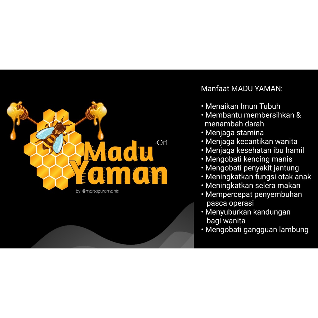 

STIKER MADU YAMAN - VINYL GLOSSY CUTTING