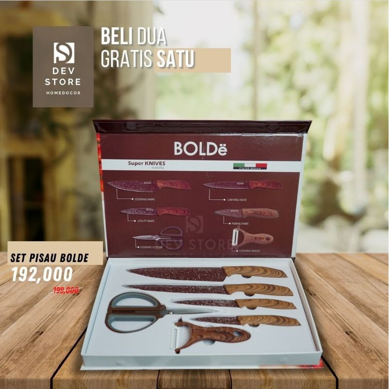 Pisau Set BOLDe