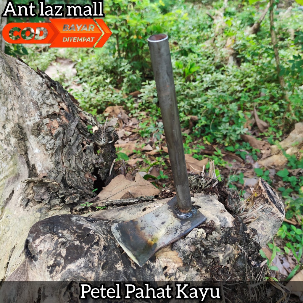 Cangkul Mini Alat Pahat Kayu Gagang Besi Super Kuat - Cangkul Petel Pethel Kayu Multifungsi