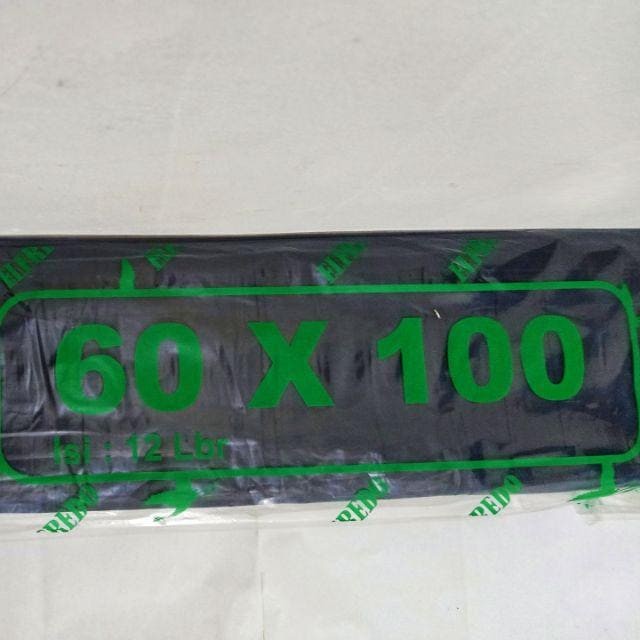Plastik Sampah Hitam. 60 x 100