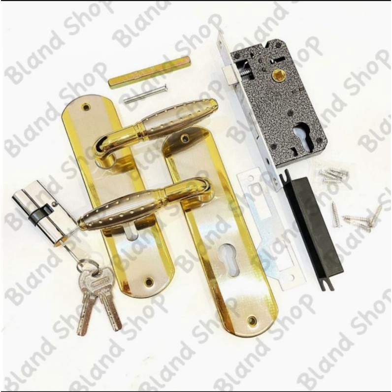 Kunci Pintu Set Sedang 20cm / Gagang kunci Pintu Rumah