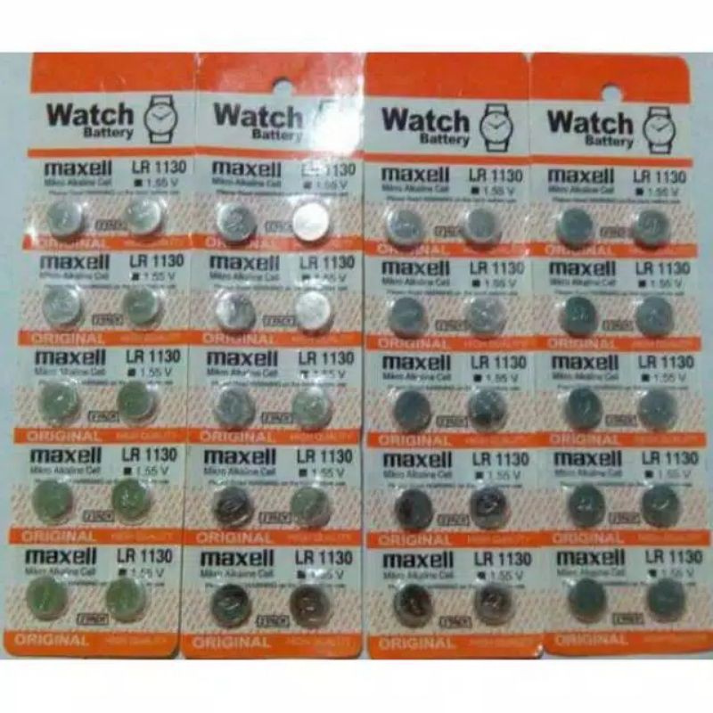 BATERAI LR1130 / BATRE JAM, KALKULATOR BATTERY KANCING LR1130