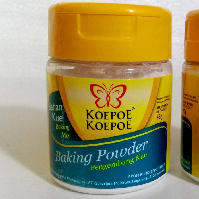 

Bahan Kue Baking Powder Koepoe Kupu 45 Gram