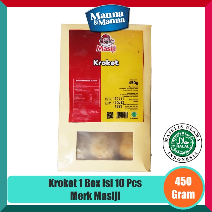 

Kroket Croquette 1 Box isi 10 Pcs Masiji - 450 Gram