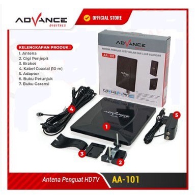 Trend-Advance Antena TV Digital Indoor Outdoor AA-101 Dalam Luar AA101