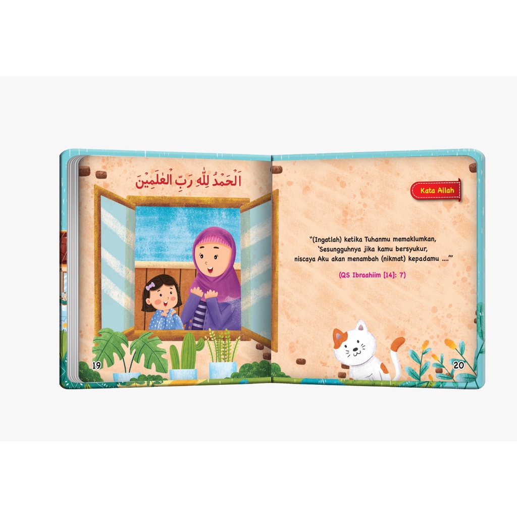[Mizan] Halo Balita Seri Penuntun Ayo, Bersyukur (Boardbook)-3