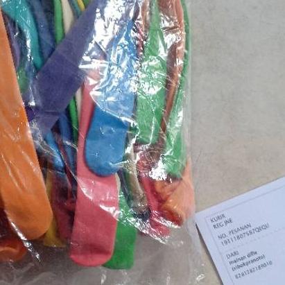 100 pcs Balon panjang balon panjang besar cap bohlam mas sni