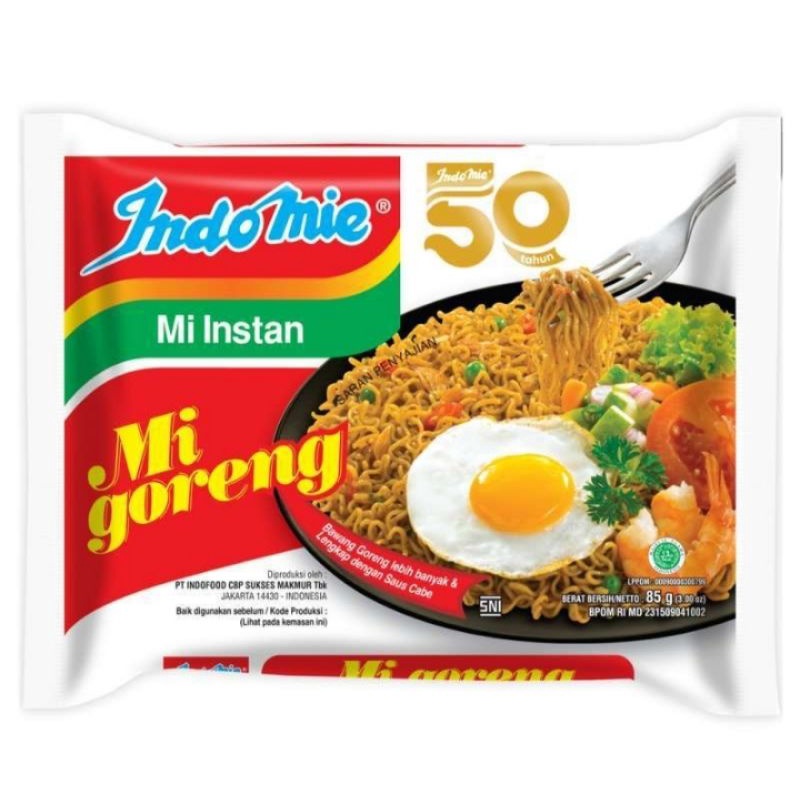 

Indomie mie instan Goreng 85g