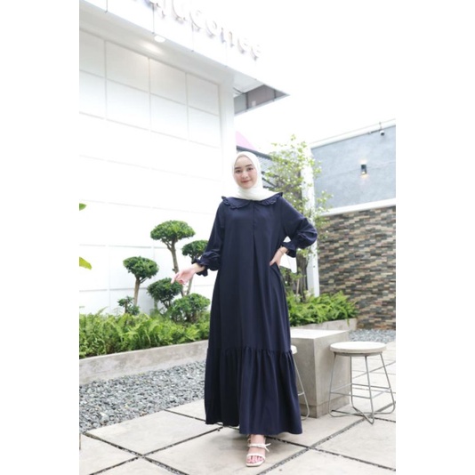 Edisi Corina Navy - Atasan Busui Baby Doll