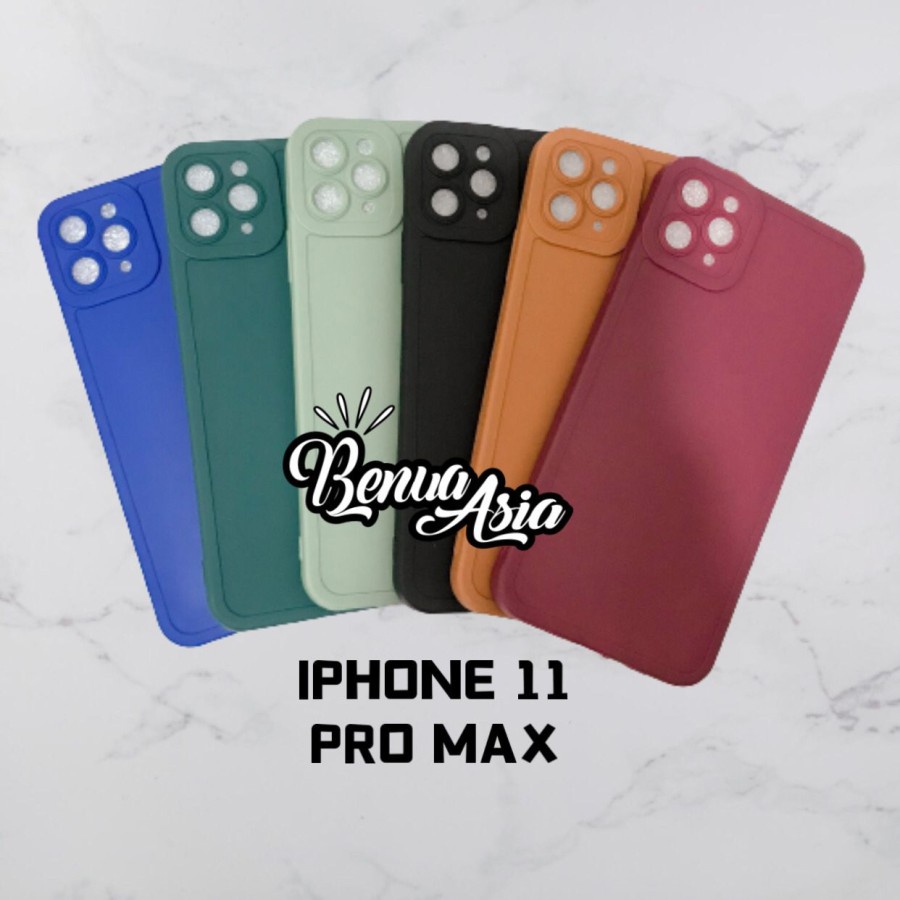 SOFTCASE PRO CAMERA IPHONE 11 PRO MAX MACARON - FA