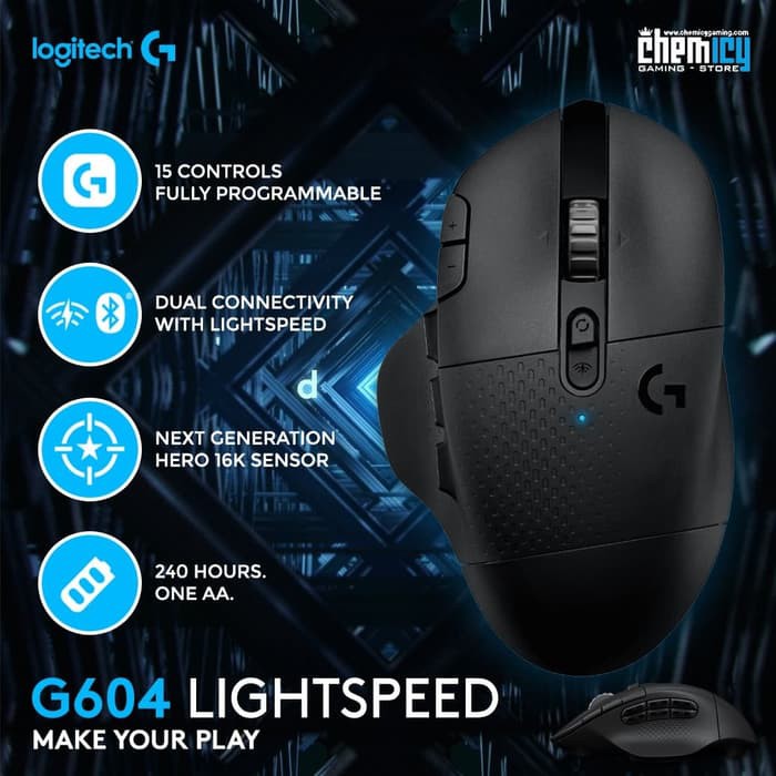 Logitech G604 LIGHTSPEED Wireless Gaming Mouse