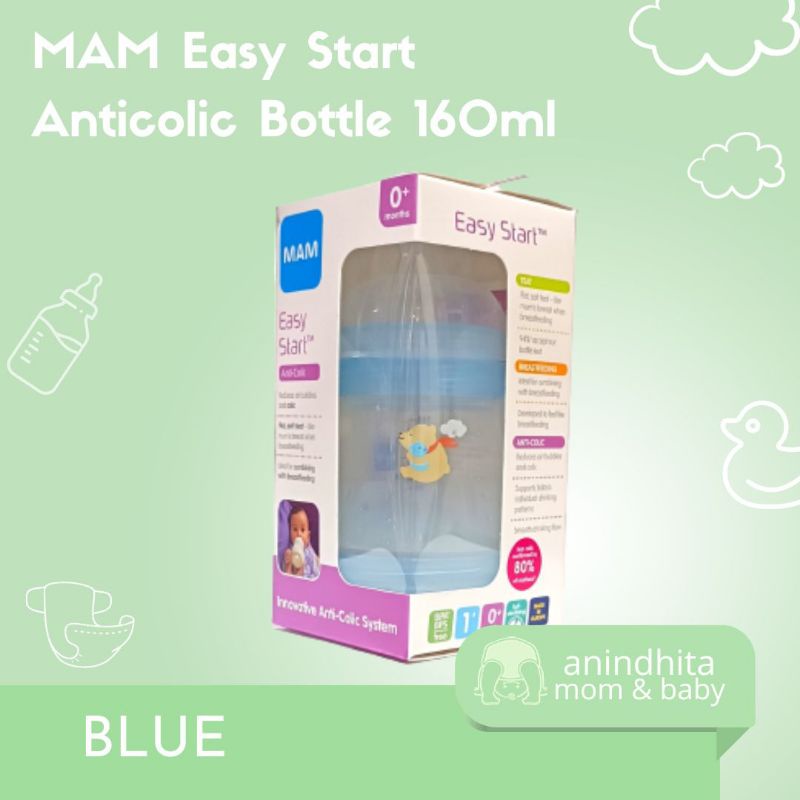 [Harga Promo] MAM Anticolic Bottle 160ml | Anti Colic Bottle | Botol Susu Mam Anti Colic