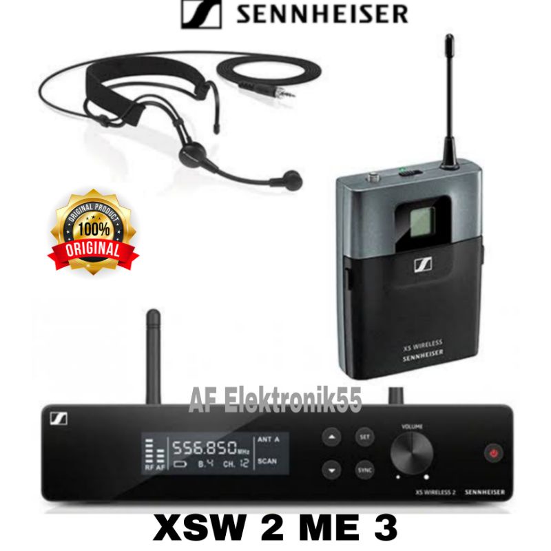 Sennheiser XSW 2 ME 3 Mic Wireless Headset Original